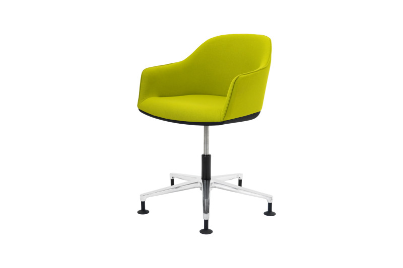Vitra Softshell Chair tissu / vert clair