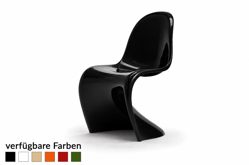 Vitra Panton Chair Classic Schwarz / Hochglanz *Sonderedition*