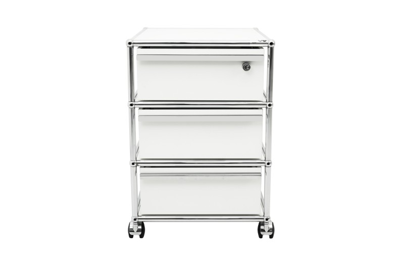 USM Haller Roller Container Pure White RAL 9010