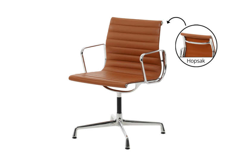 Vitra EA 107 Cuir / Cognac *non pivotant*