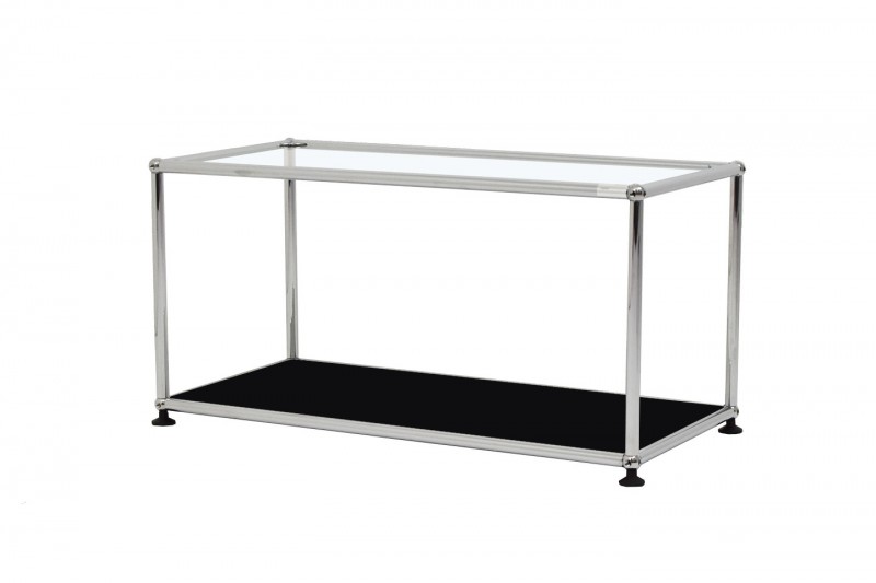 USM Haller Mesa Auxiliar Criistal 75 x 35 cm