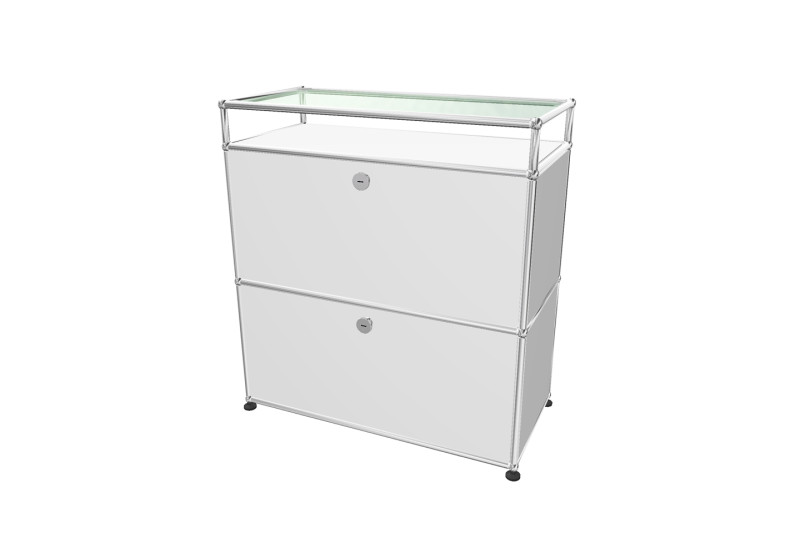 USM Haller Sideboard mit Glastablar