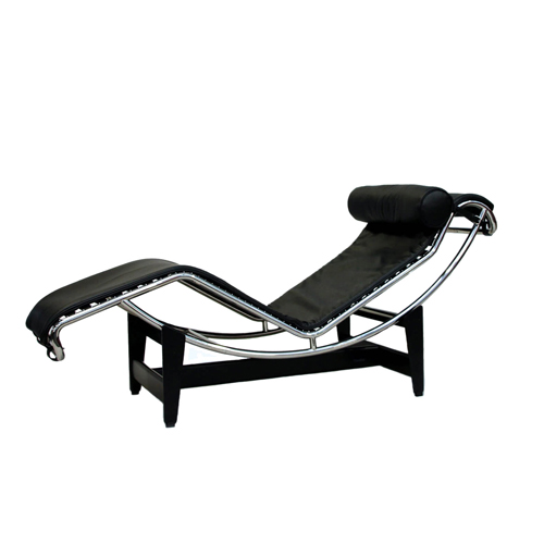 Cassina-LC4-CHAISELONGUE-Liege-Leder-Schwarz