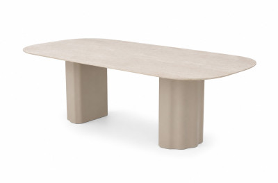 The Line Concept Tisch Stein / Beige / Braun