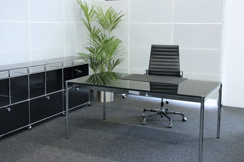 Usm Haller Glas Schreibtisch 175 X 100 Cm Schreibtische Usm