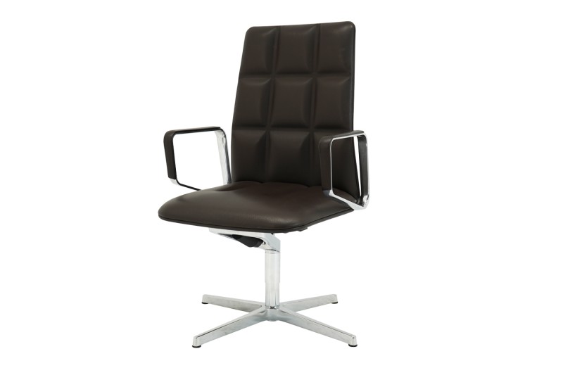 Walter Knoll Leadchair Konferenzstuhl Leder / Braun