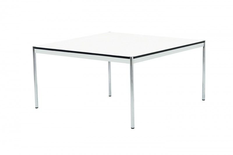 USM Haller Conference Table Synthetic Resin / White 150 x 150 cm