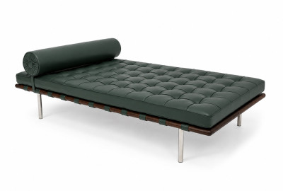 Knoll International Barcelona Liege / Leder / Grün