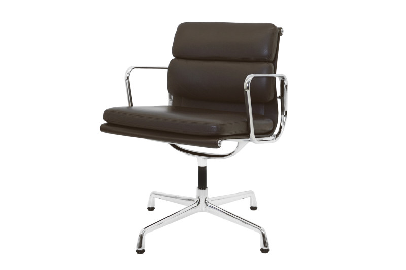 Vitra EA 208 Leder / Braun *drehbar*