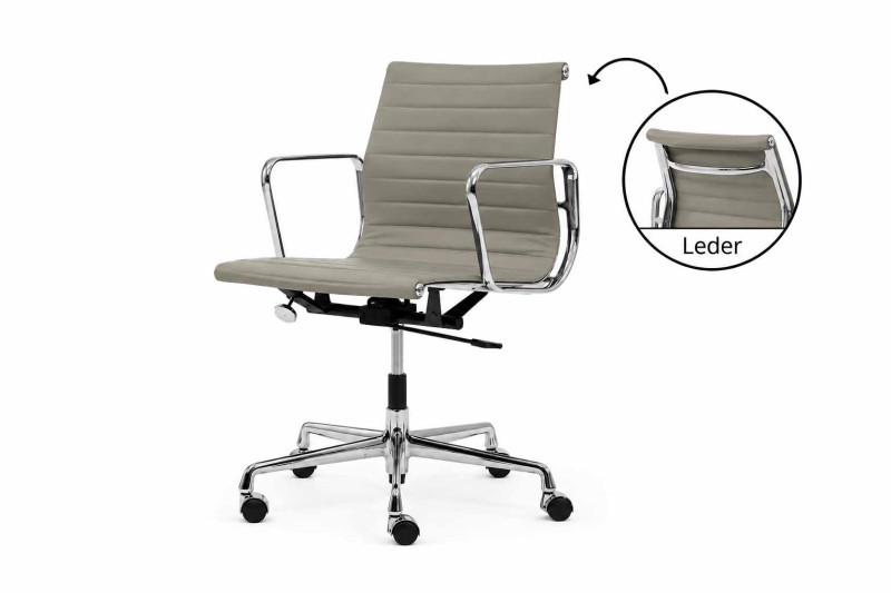 Vitra EA 117 Leder / Grau