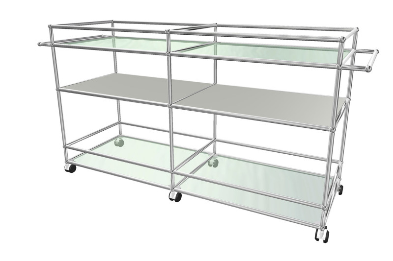 USM Haller Barwagen / Servierwagen 150 x 50 cm