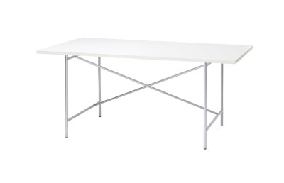 Eiermann 1 Table mélamine / blanc 160 x 90 cm