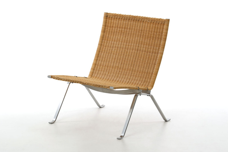Fritz Hansen PK22 Sessel Holzgeflecht