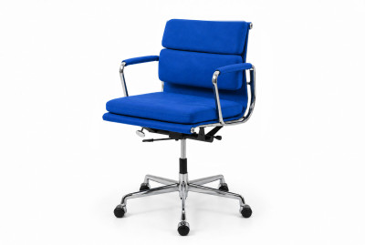 Vitra EA 217 Alcantara Leder / Blau