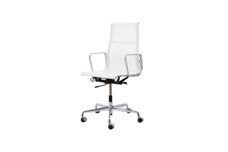 Vitra Aluminium Group EA 119 Chair Netz / Weiß