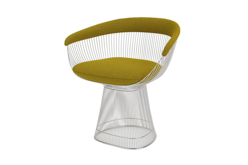 Knoll International Platner Arm Chair Stoff / Grün