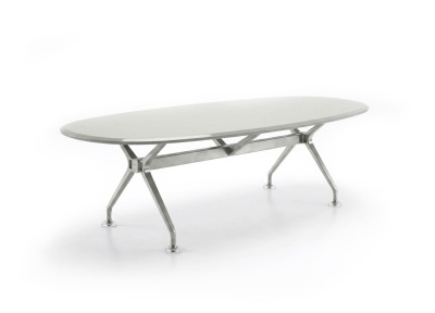 Interstuhl Silver 856S / Konferenztisch / Glas 300 x 140 cm