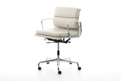 Vitra EA 217 Leather / White