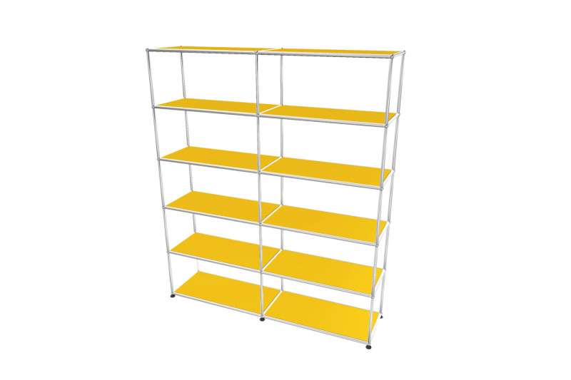 USM Haller Regal / Bücherregal in Breite 150 cm x Tiefe 35 cm