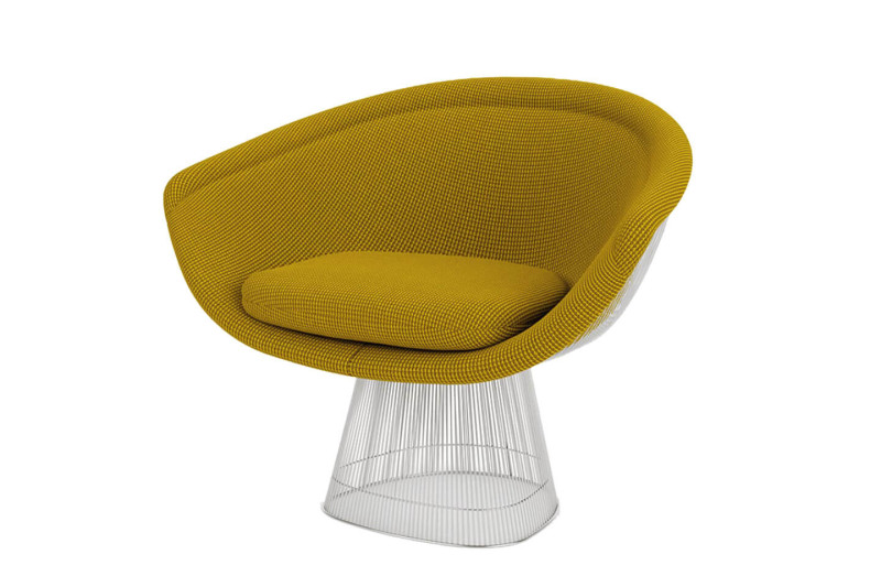 Knoll International Platner Lounge Chair Tissu / Vert