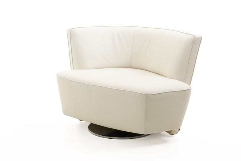 Walter Knoll Sillón Bob cuero / marrón