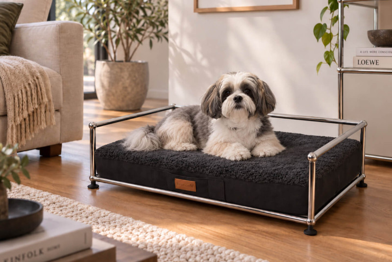 USM Haller Lit pour Chien Noir graphite RAL 9011