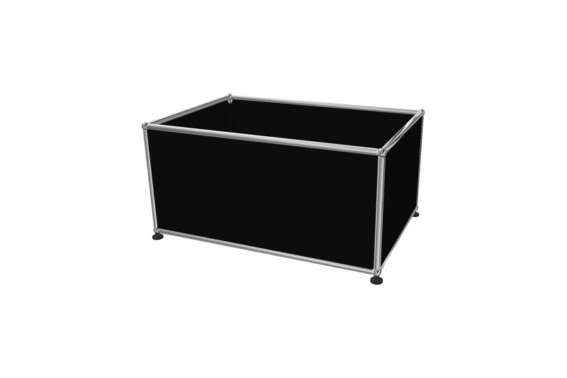 USM Haller Pot de Fleurs Noir Graphite RAL 9011