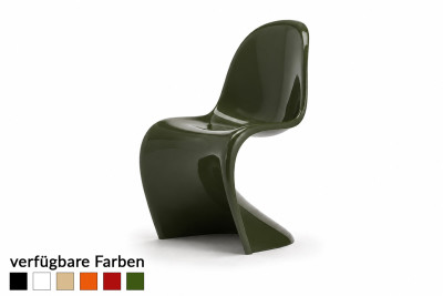 Vitra Panton Chair Classic / Olivgrün RAL 6003 / Hochglanz *Sonderedition*