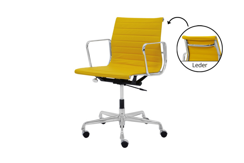 Vitra EA 117 Leder / Gelb