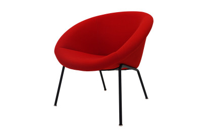 Walter Knoll 369 lounge chair / armchair fabric / red