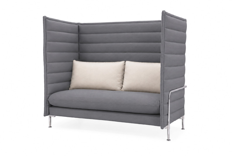 Vitra Alcove Highback Two-Seater Fabric / Beige