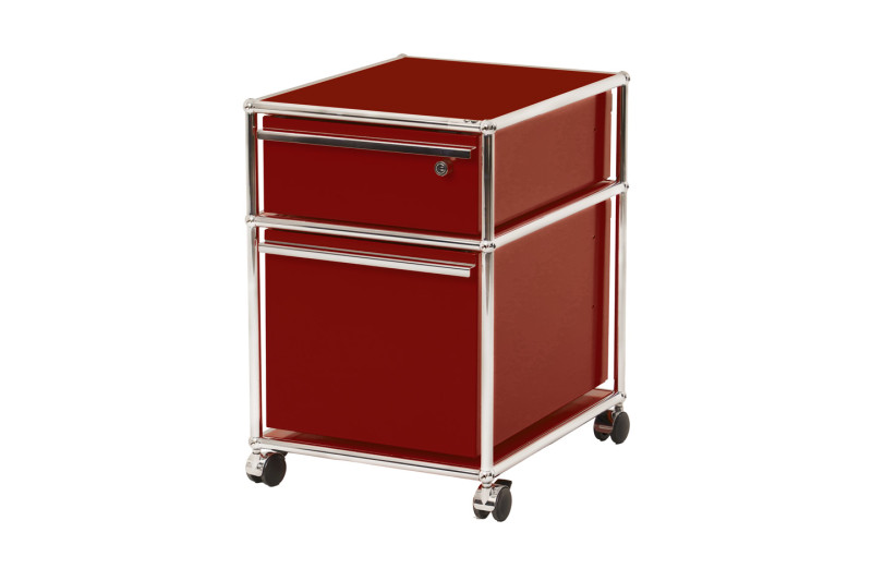 USM Haller Rolcontainer USM Robijnrood