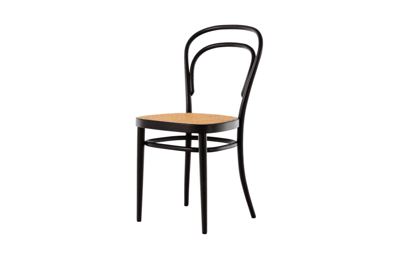 Thonet 214 Stuhl Rohrgeflecht / Buche