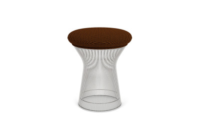 Knoll International Platner Hocker Stoff / Braun
