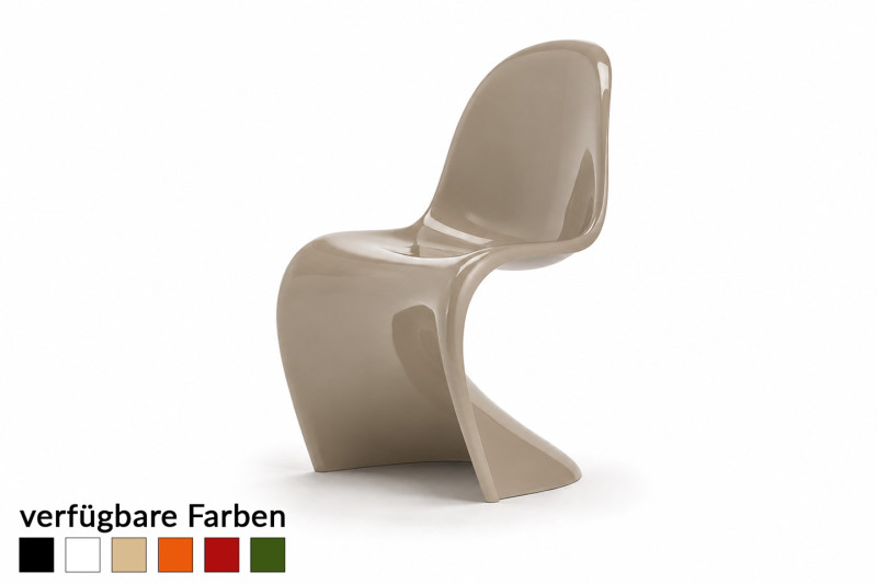Vitra Panton Chair Classic / Beige RAL 1019 / Hochglanz *Sonderedition*