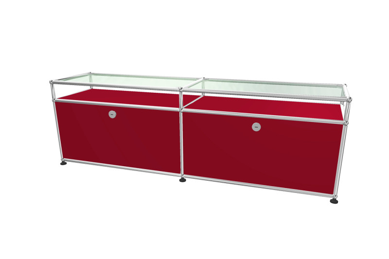 USM Haller Sideboard mit Glastablaren