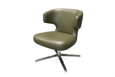 Vitra Petit Repos Sessel Leder / Grün