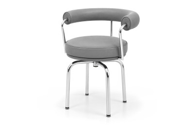 Cassina LC7 Le Corbusier Stuhl Leder / Grau