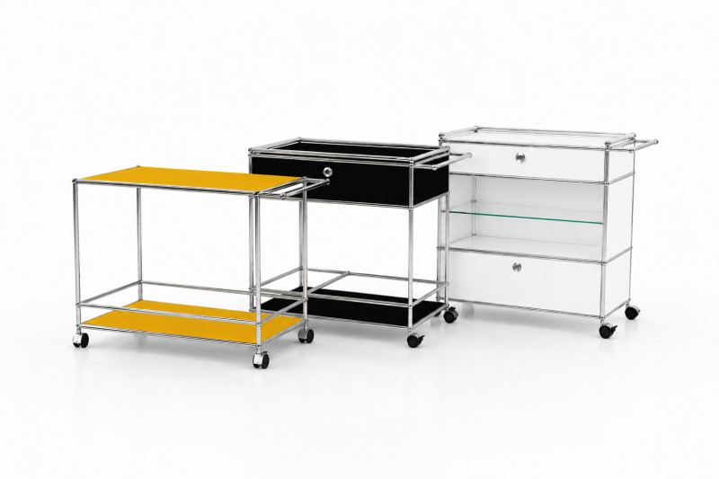 Contenedores con ruedas USM Haller en diferentes versiones