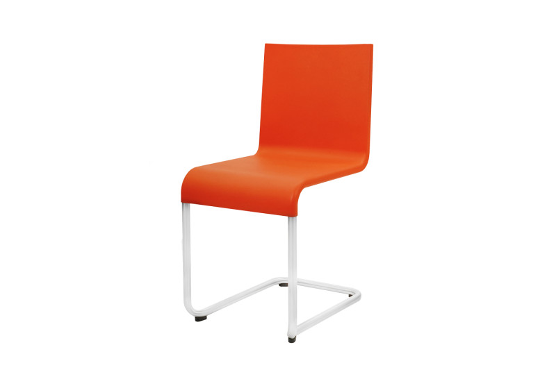 Vitra .05 Besucherstuhl / Rot / Orange *stapelbar*