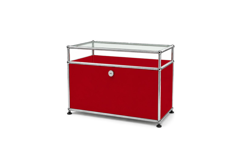 USM Haller TV-Board / Lowboard mit Glastablar