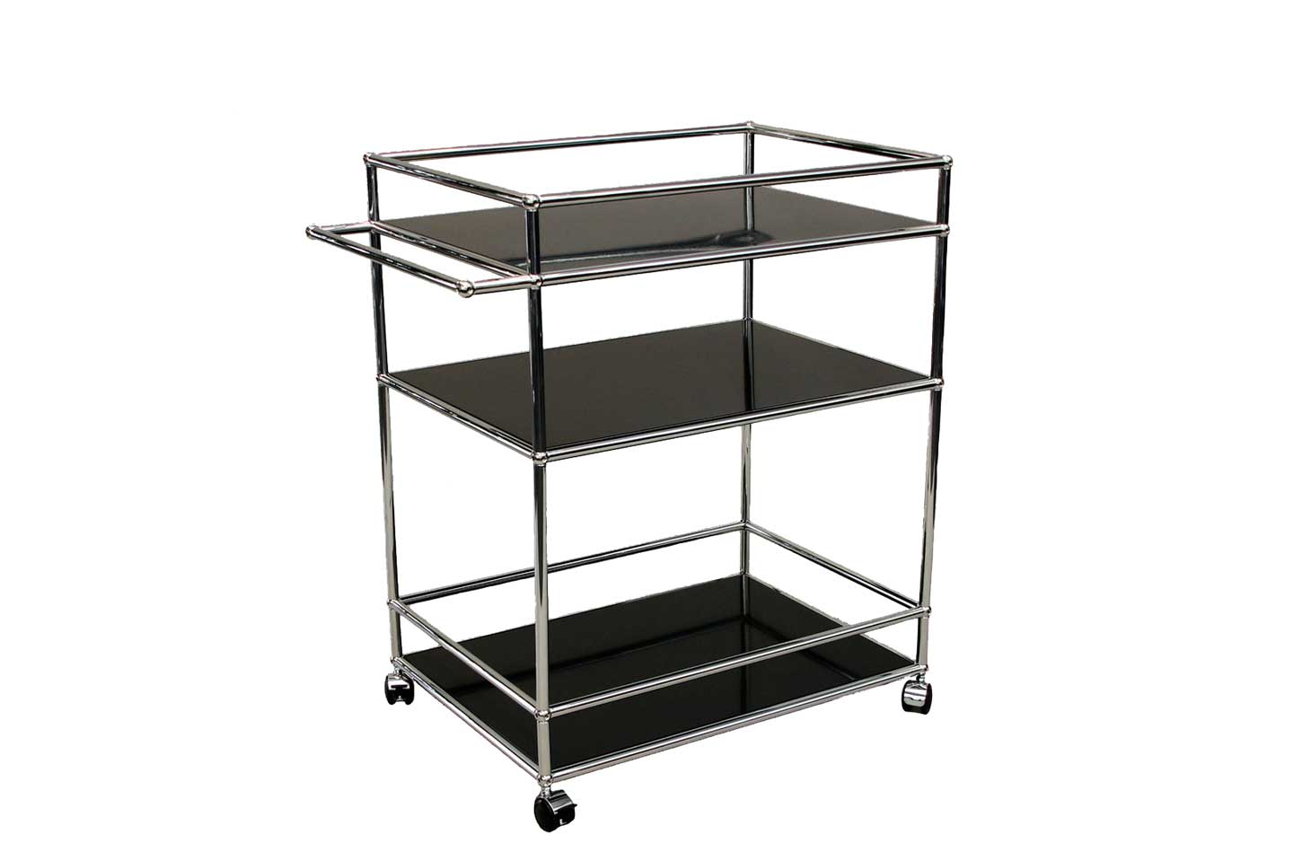 USM Haller Serving Cart Graphite Black RAL 9011 Serving carts USM