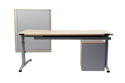 Vitra Aluminium Group EA 108 Silla de Reunion Piel / Negro