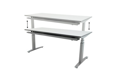 Wini Desk electrically height-adjustable Synthetic Resin 190 x 80 cm
