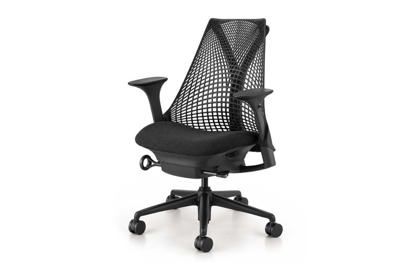 Herman Miller Sayl Bürodrehstuhl Stoff / Schwarz