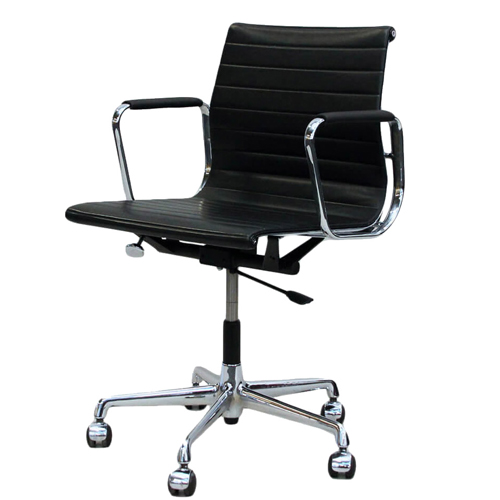 Vitra-eames-117-leder-schwarz