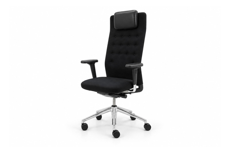Vitra ID Trim L Bürodrehstuhl Stoff / Schwarz