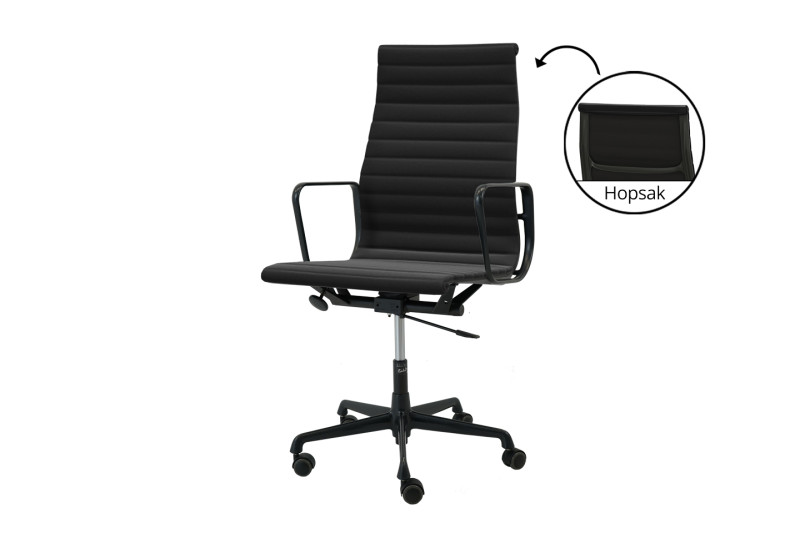 Vitra EA 119 Leder / Schwarz