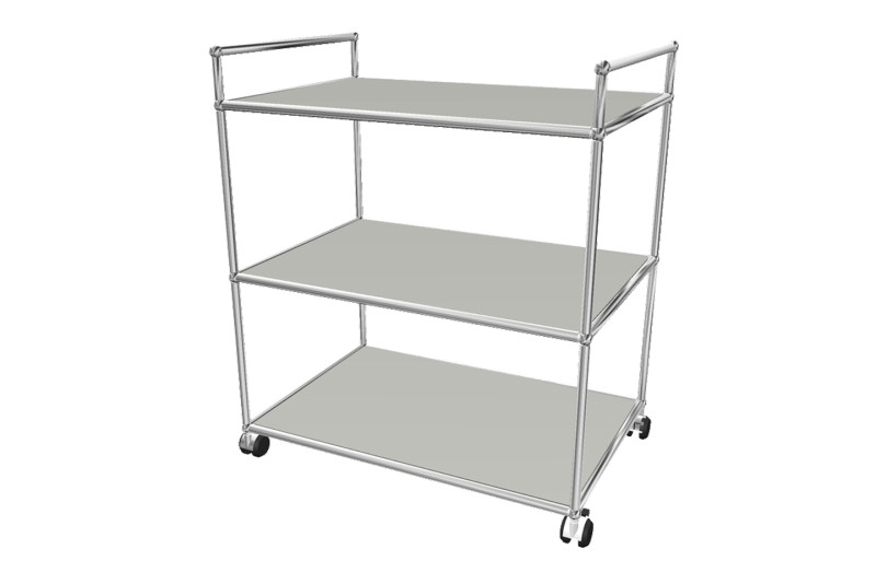 USM Haller Barwagen / Servierwagen 75 x 50 cm