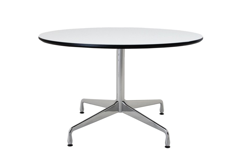 Vitra Conference Table Synthetic Resin / White / Ø 100 cm